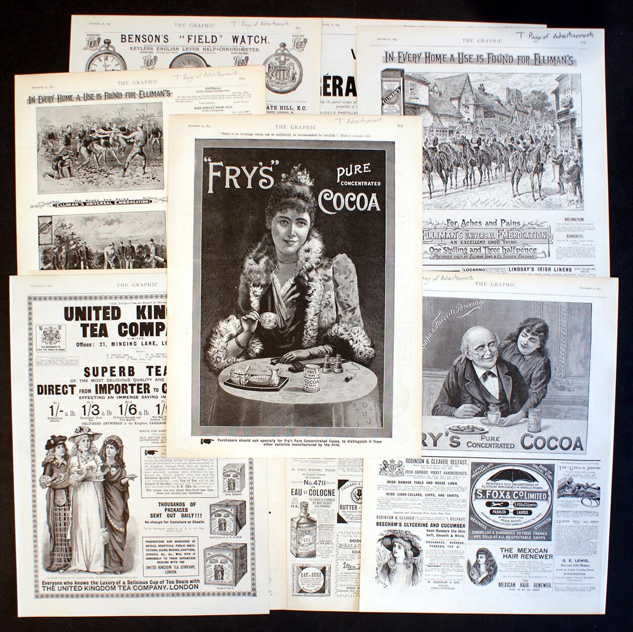 The Graphic: Advertising Bundle #5 (9 pages) art by Various Artists