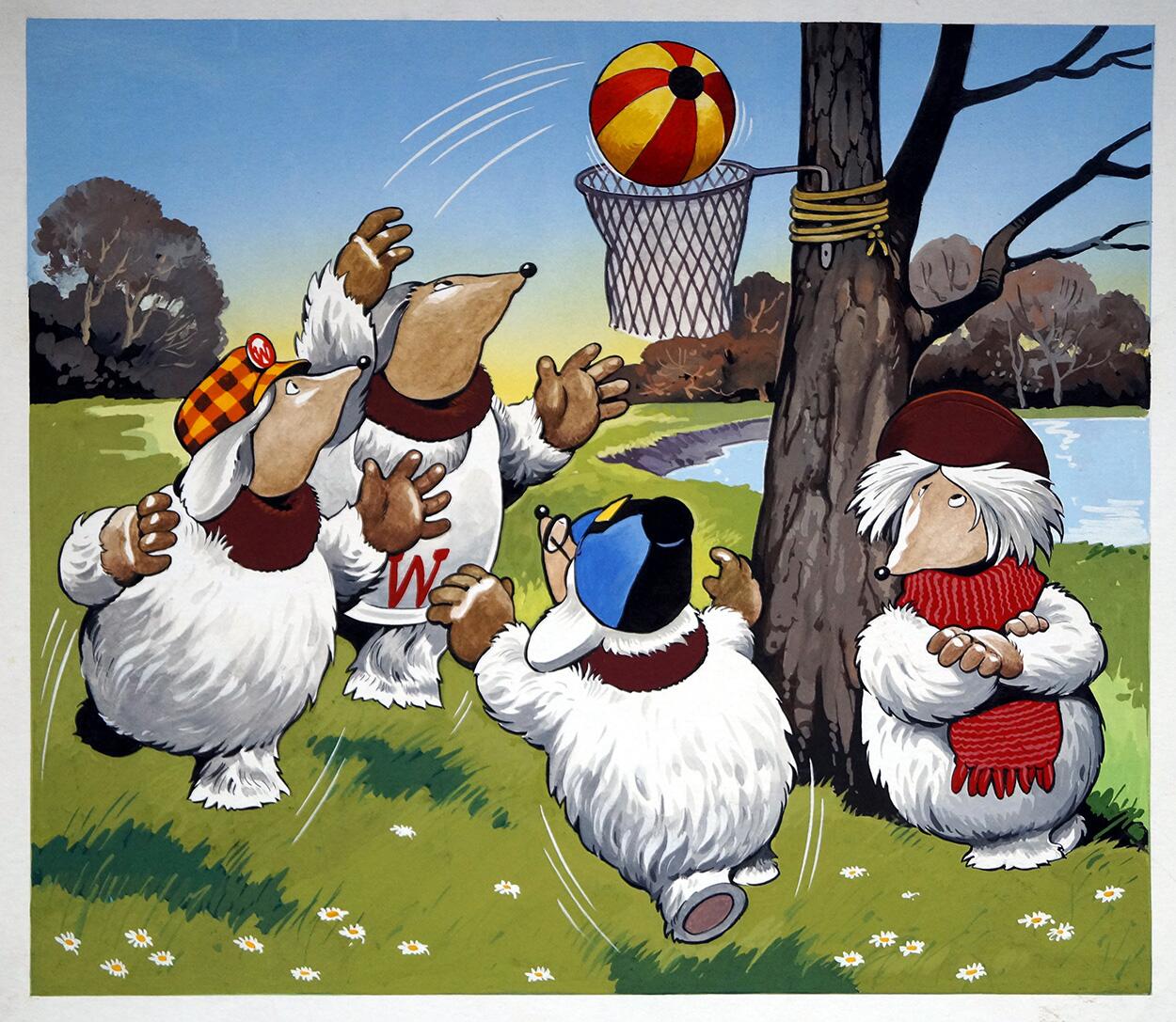 The Wombles: Netball (TWO pages) art by Jesus Blasco