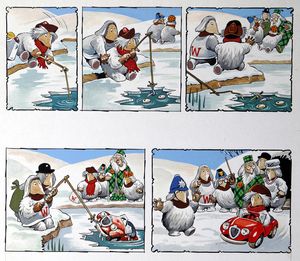 The Wombles - Go Fishing art by Jesus Blasco