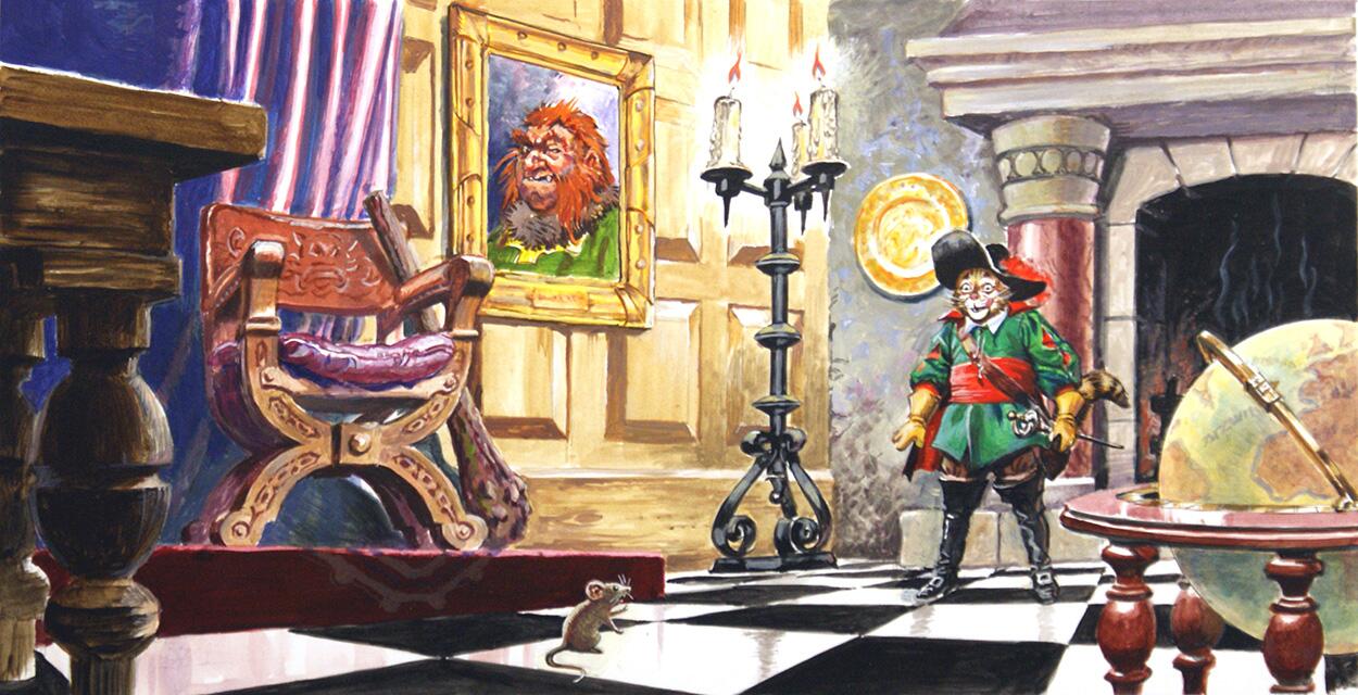 Look Who's Coming to Dinner art by Geoff Campion