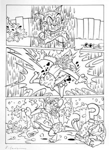 Tom and Jerry page 3a art by Bambos (Georgiou)