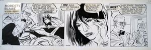 Modesty Blaise daily strip 6439 art by Neville Colvin