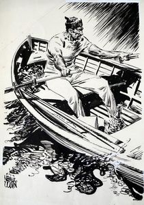 Story illustration art by Neville Colvin