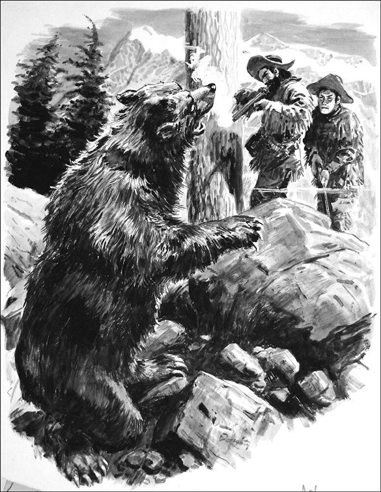 Grizzly Bear art by Cecil Doughty