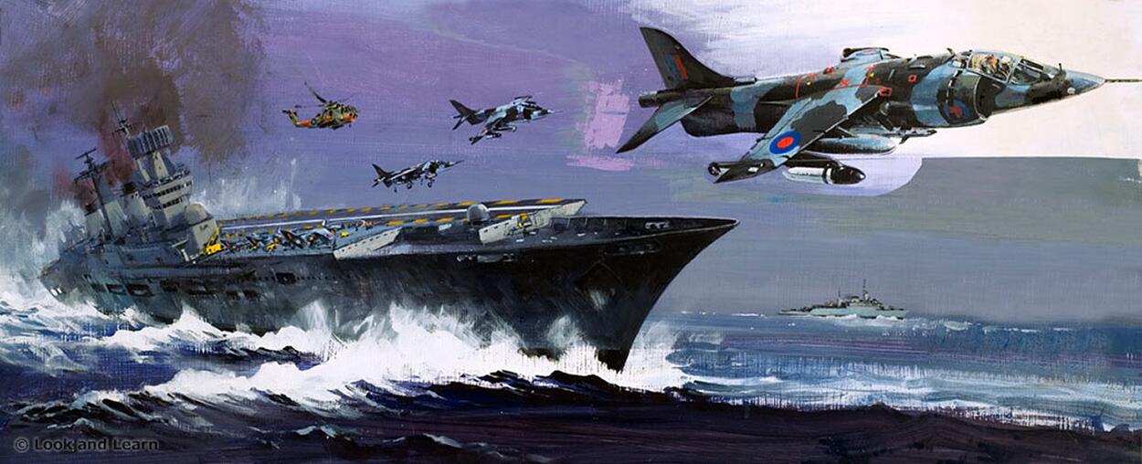 Aircraft Carrier art by Graham Coton