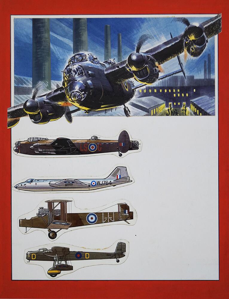 50 years with the R.A.F. art by Wilf Hardy