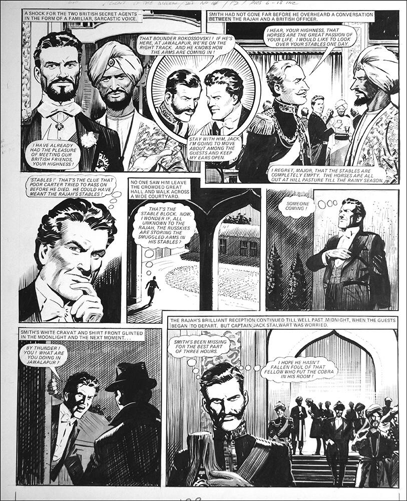 2nd page of episode art by Bill Lacey