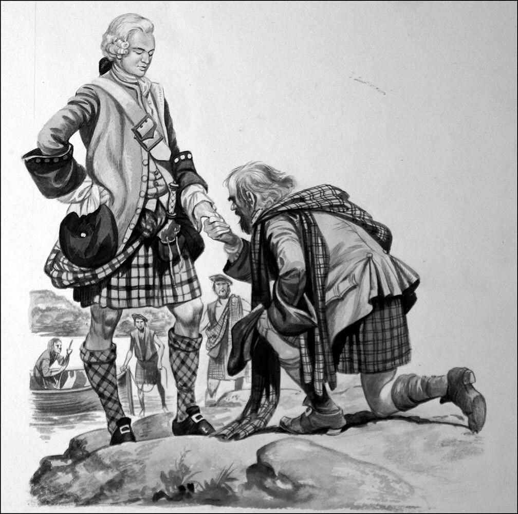 Bonnie Prince Charlie art by Peter Jackson