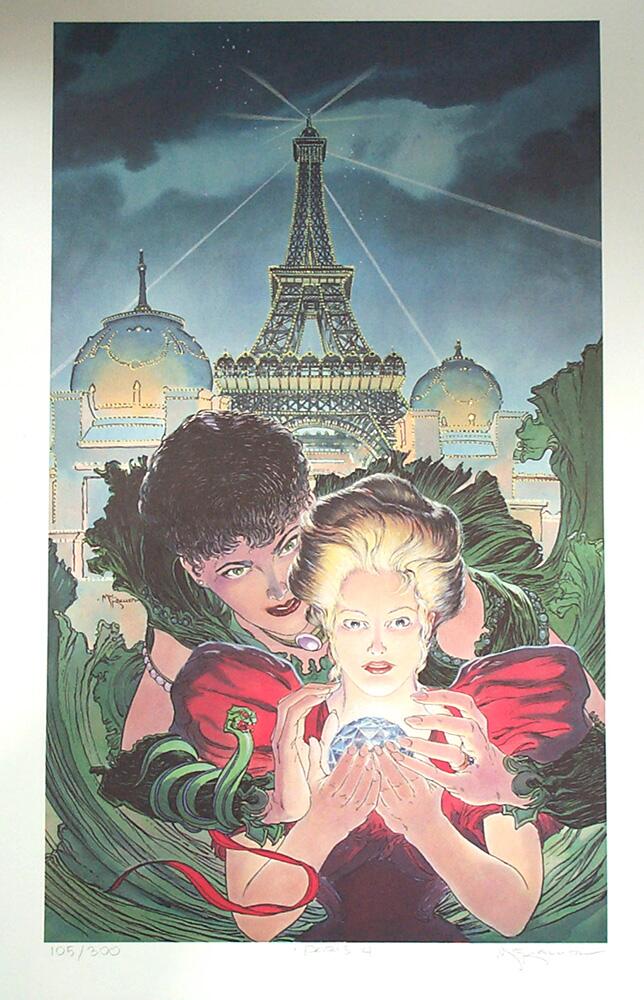 Paris art by Michael Kaluta