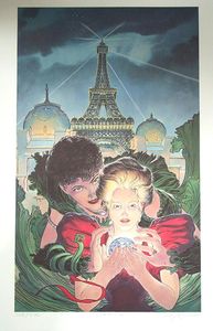 Paris art by Michael Kaluta