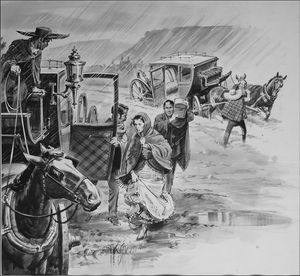 Charlotte Empress of Mexico art by Barrie Linklater