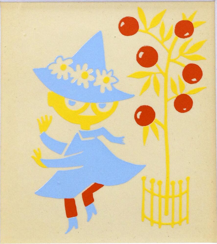 Moomin print 1956: Snufkin art by Tove Jansson