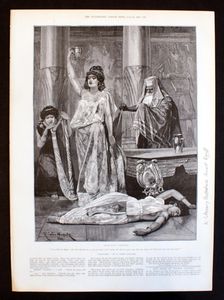 Cleopatra: 'O Ye Gods of Egypt!' art by Richard Caton Woodville Jr