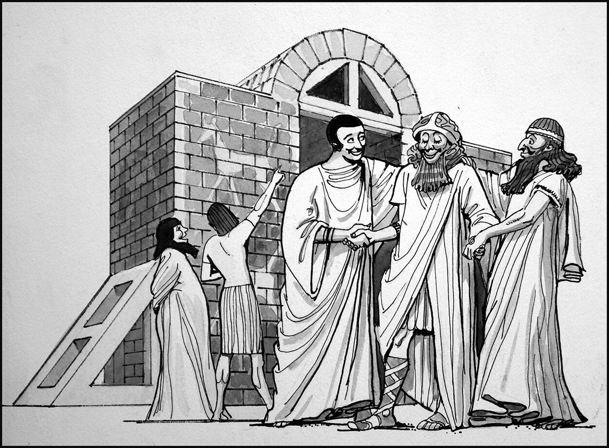 The First Architectural Arch art by Ralph Bruce
