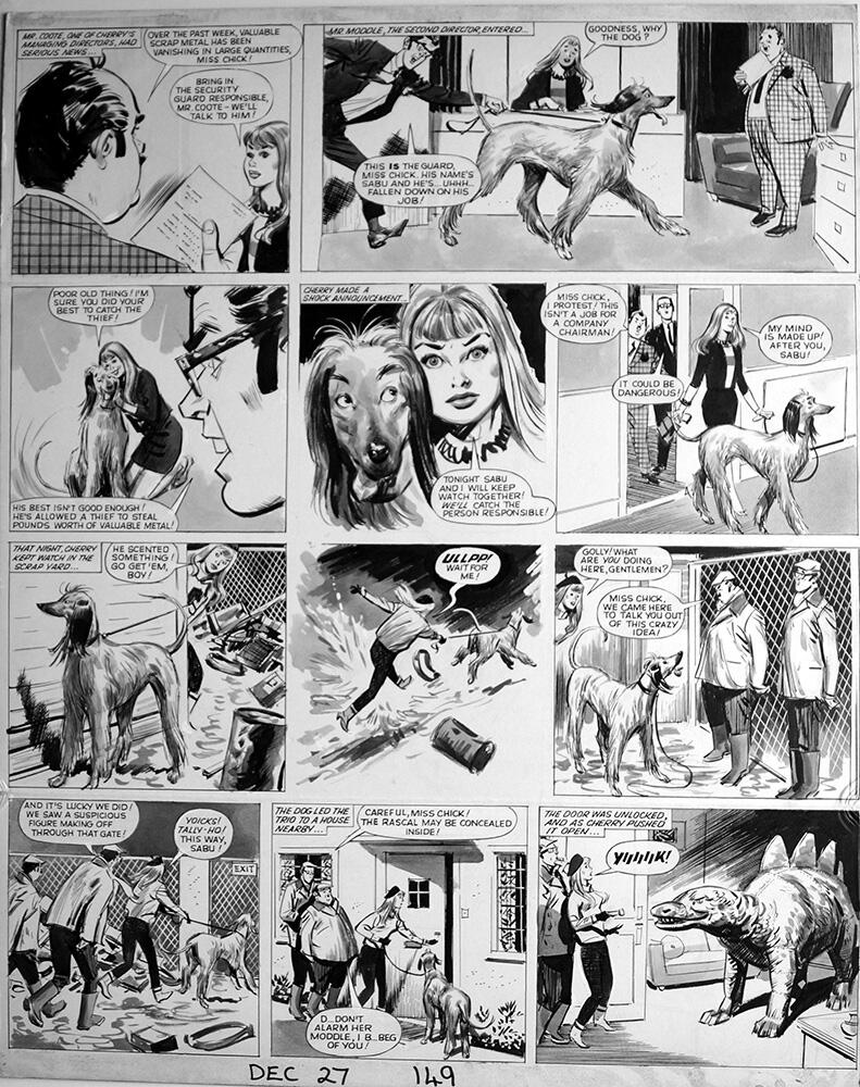 Chairman Cherry - Good Dog - Single Page episode art by Colin Merrett
