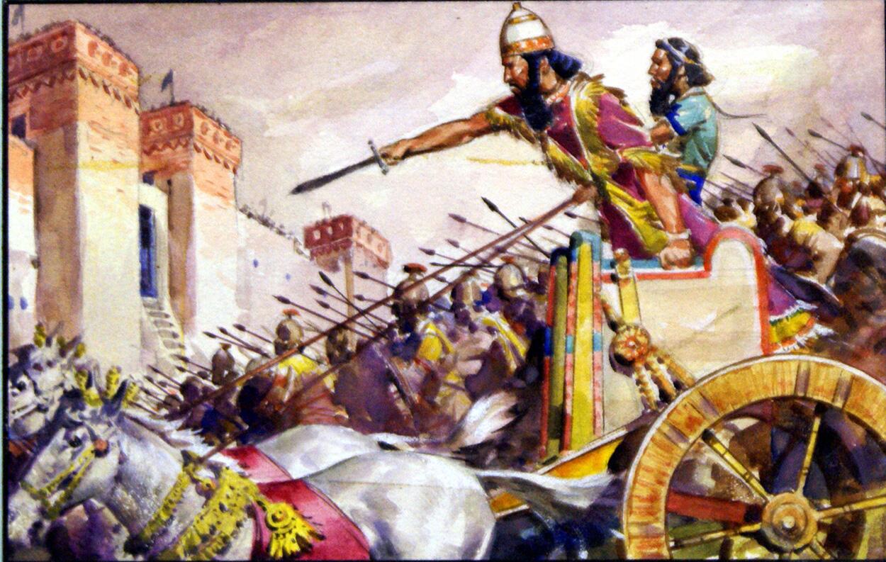 Siege of Jerusalem art by James E McConnell