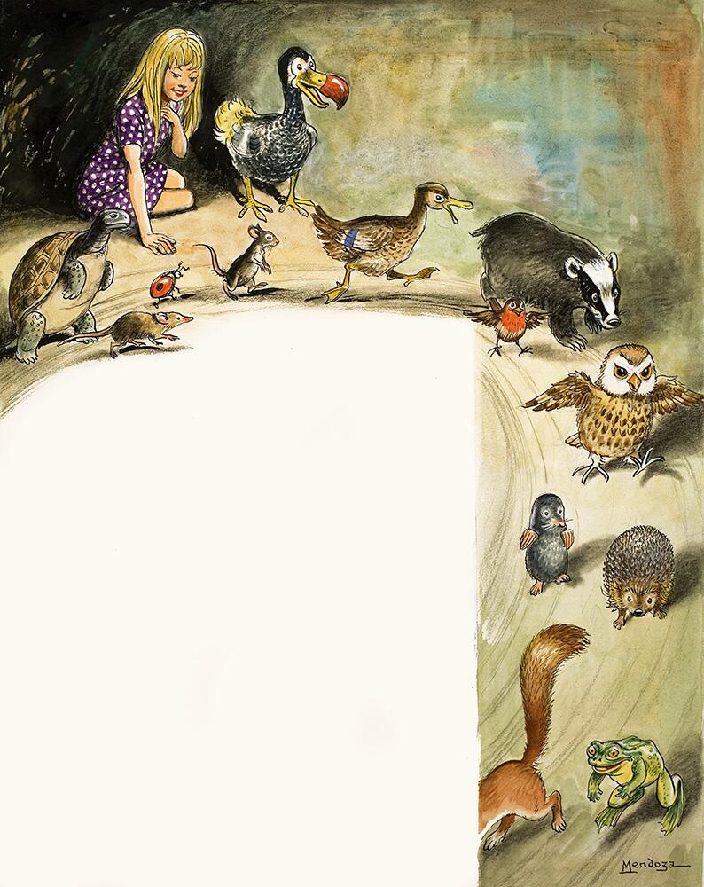 Lewis Carroll: Alice in Wonderland 18 art by Philip Mendoza
