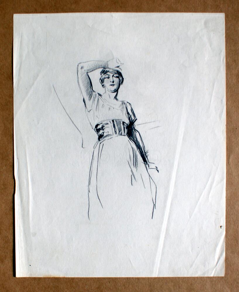 Portrait of a Lady art by Fortunino Matania