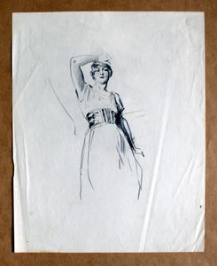 Portrait of a Lady art by Fortunino Matania
