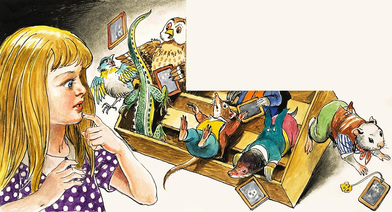 The Upset Jury: Alice in Wonderland 68 art by Philip Mendoza