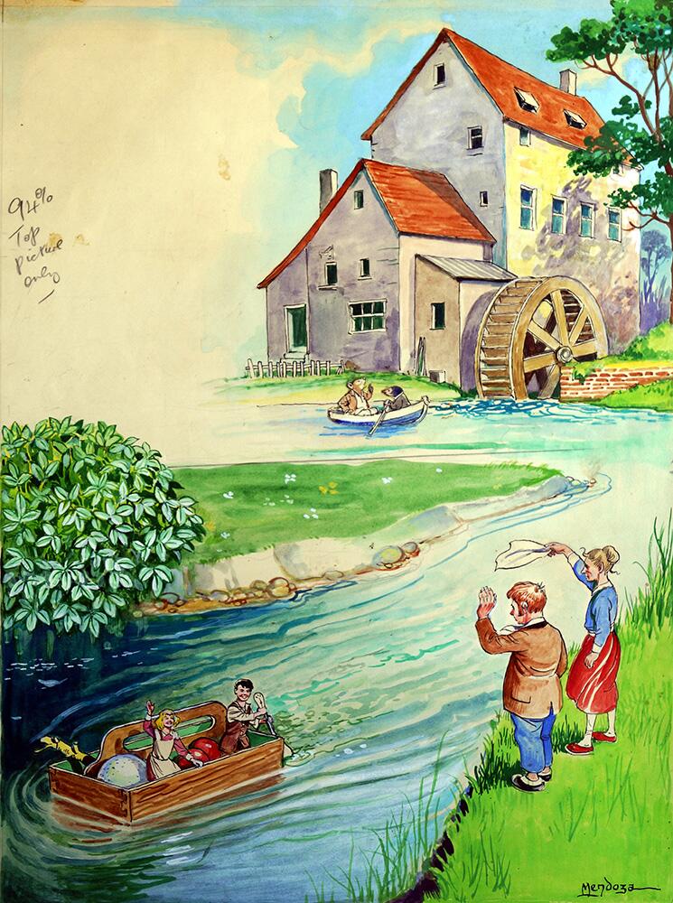 The Borrowers - Windmill art by Philip Mendoza