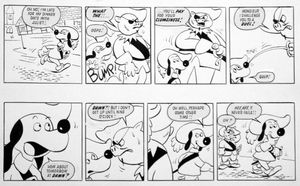 Dogtanian: Duel art by Nick Potter