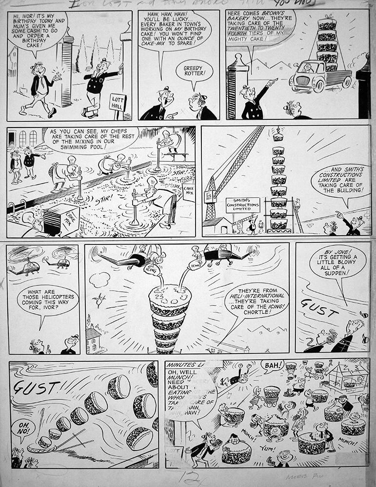 Ivor Lott & Tony Broke - Let Them Eat Cake art by Reg Parlett
