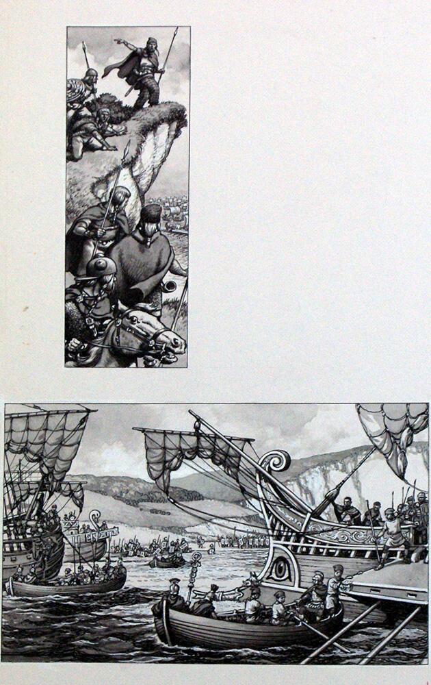 Romans at Dover art by Patrick Nicolle
