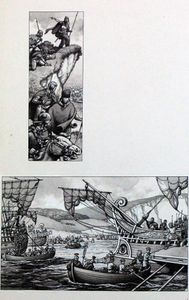 Romans at Dover art by Patrick Nicolle