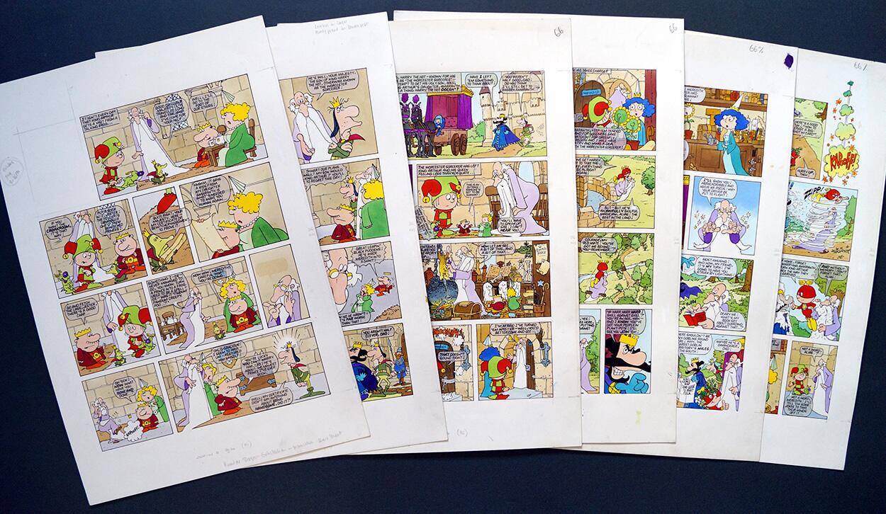 Alias The Jester - The Frog Prince (SIX pages complete story) art by Arthur Ranson