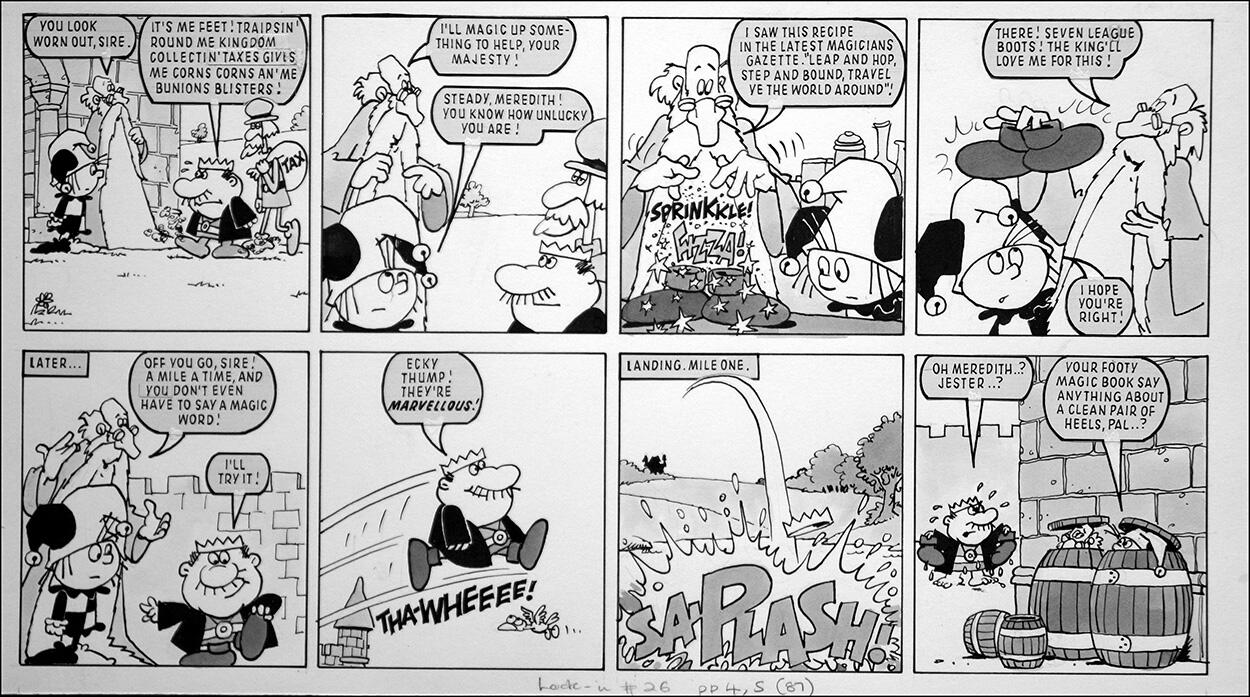 Alias the Jester: Seven League Boots art by Arthur Ranson