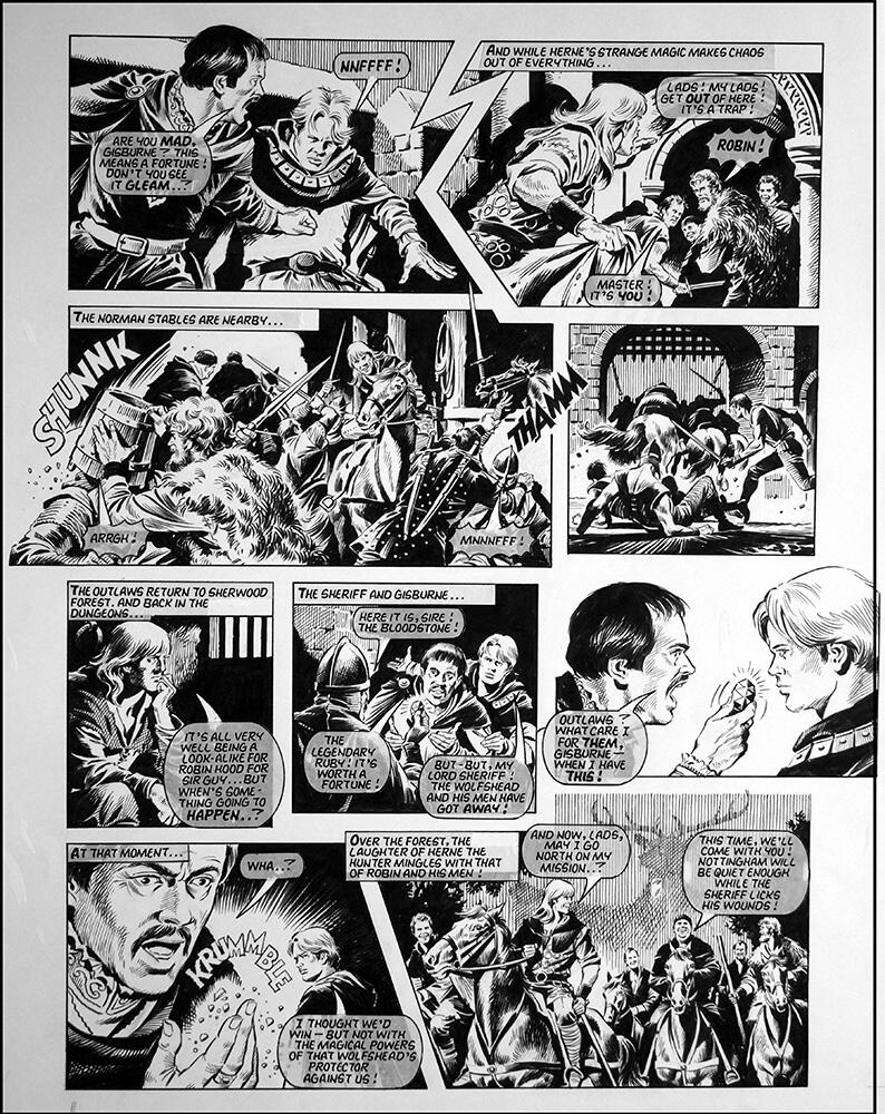 2nd page of episode art by Mike Noble