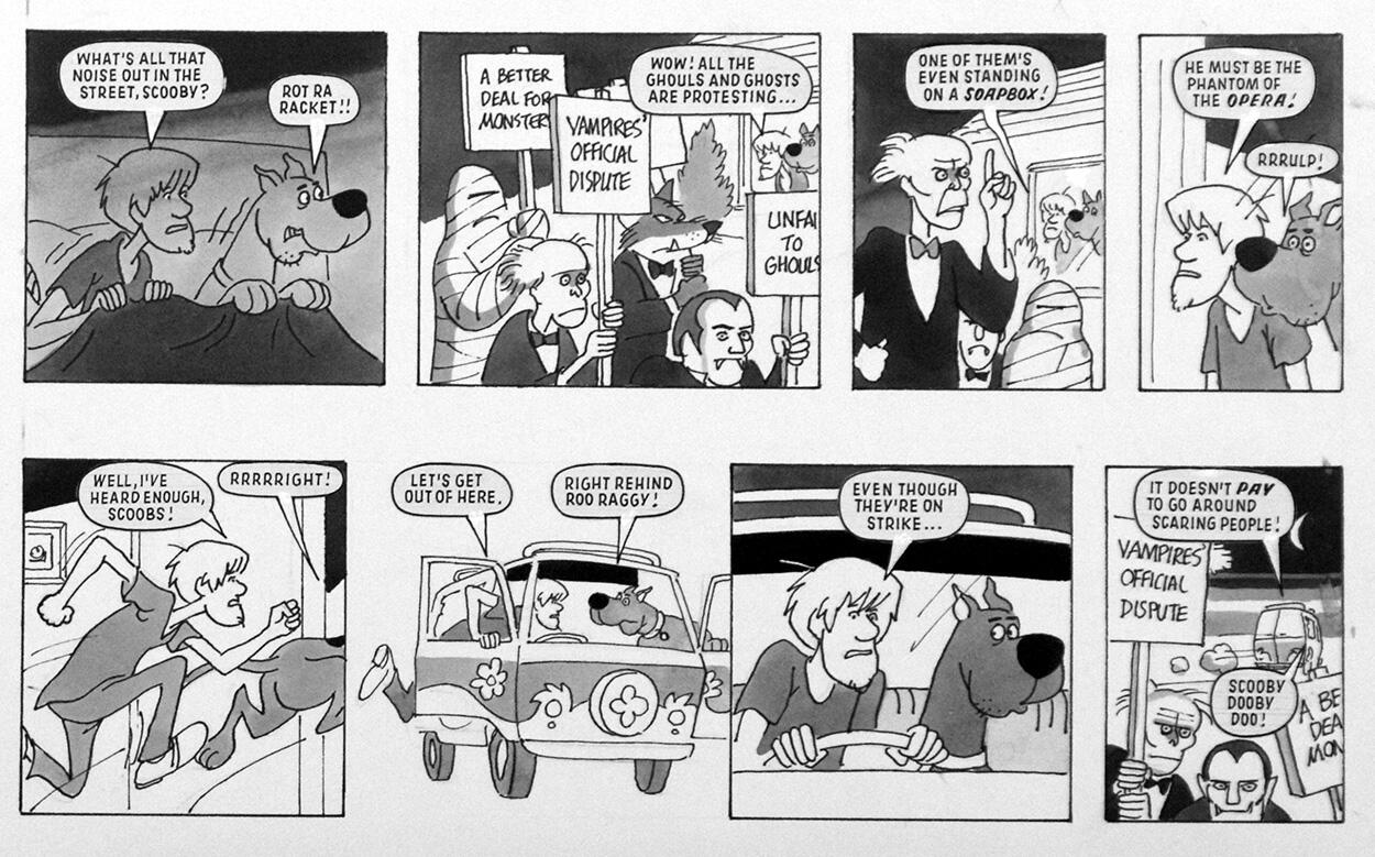 Scooby Doo: Phantom art by Bill Titcombe