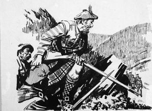 Rob Roy Ambush art by Tony Weare