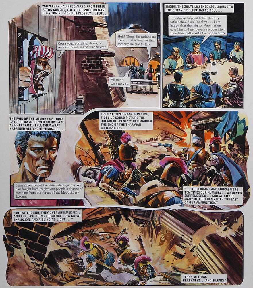 Left Hand Page art by Gerry Wood