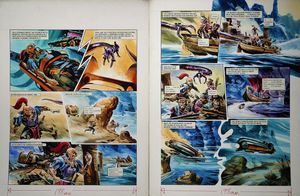Beyond Belief from 'The Metal Monster' (TWO pages) art by Gerry Wood