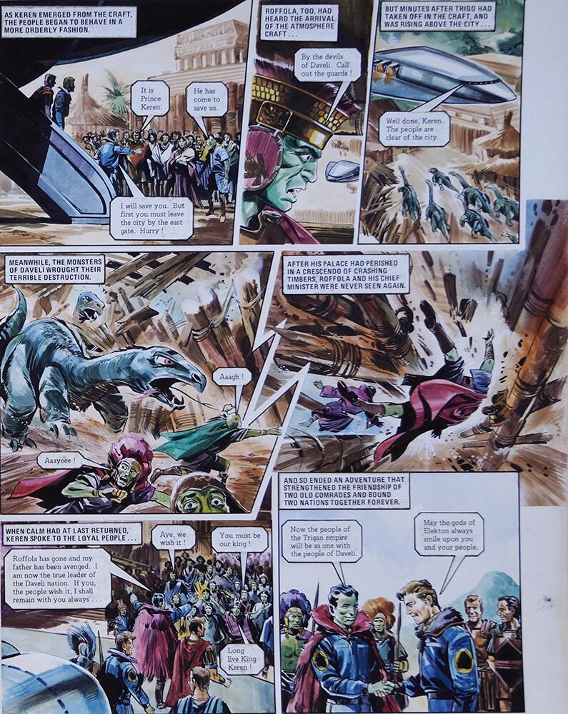 Right Hand Page art by Gerry Wood