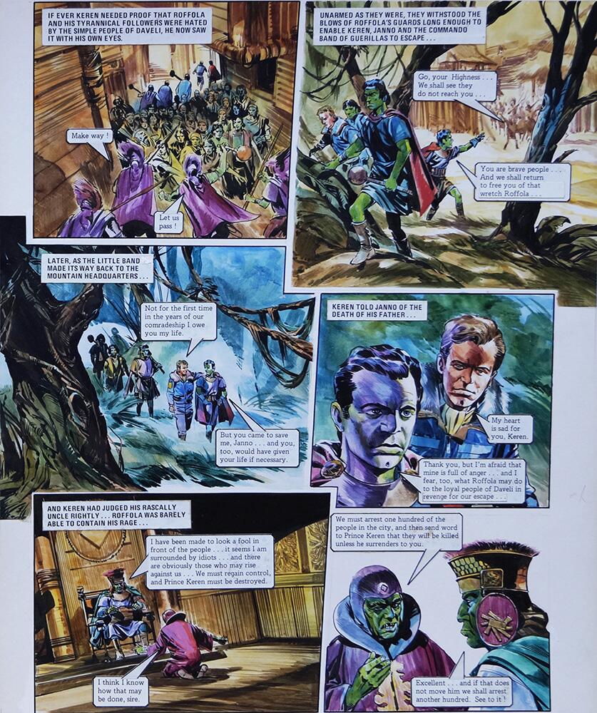 Right Hand Page art by Gerry Wood