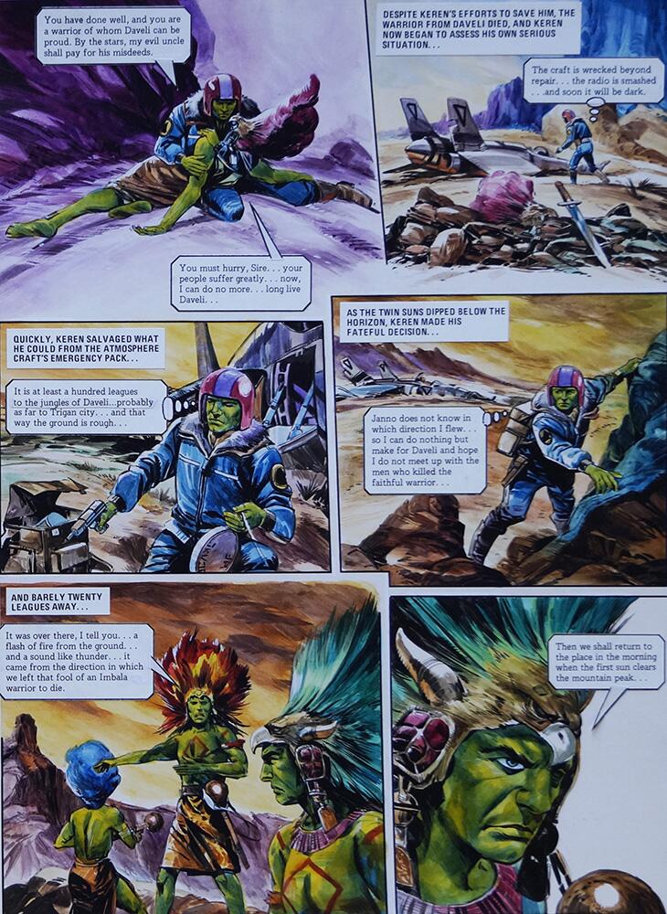 Right Hand Page art by Gerry Wood