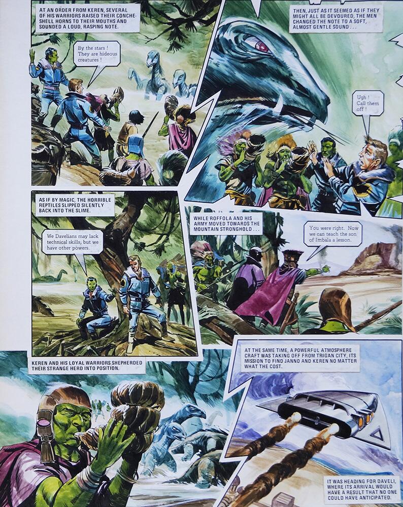 Right Hand Page art by Gerry Wood