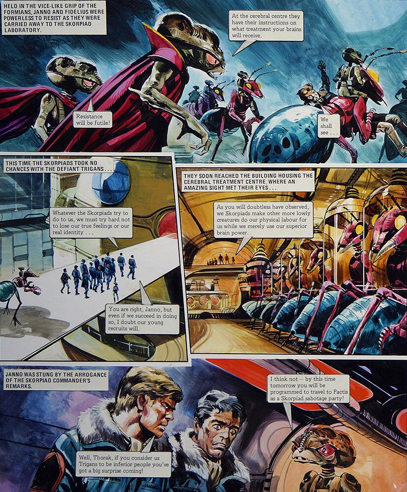 Left Hand Page art by Gerry Wood