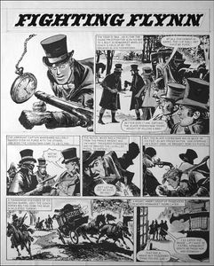 Fighting Flynn - Watch Out art by Carlos Roume