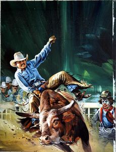 Rodeo art by Gerry Wood