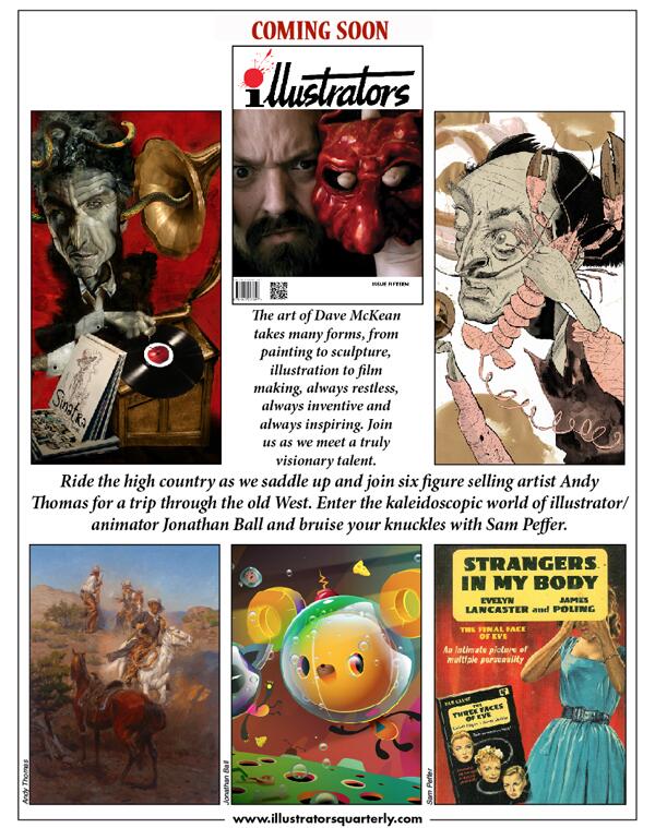 illustrators issue 15 by Diego Cordoba, Gary Lovisi; edited by Peter Richardson