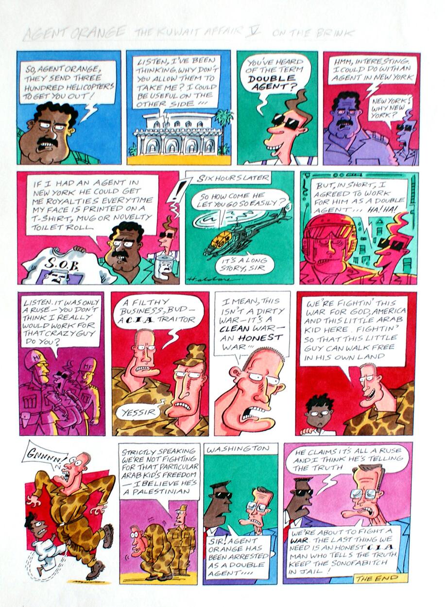 Agent Orange: The Kuwait Affair, Part V: On The Brink art by David Haldane