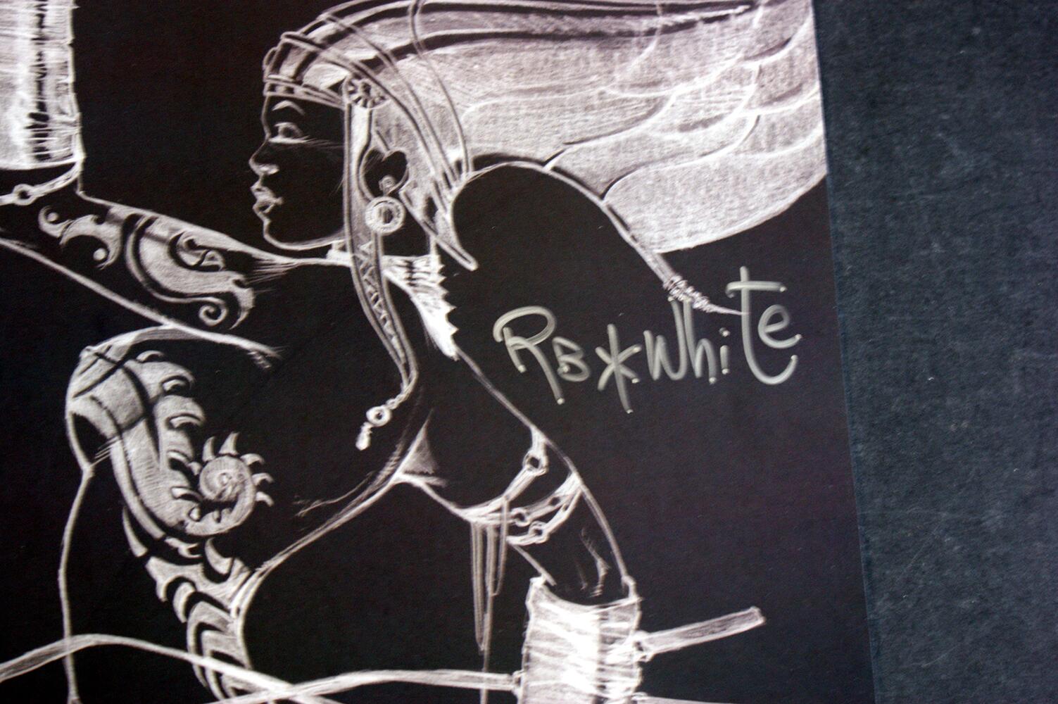 Signature, R. B. White Art Books (two volumes)