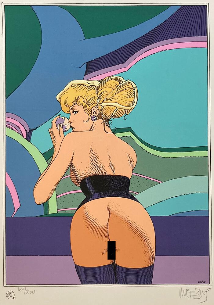 SFX plus Original Art Core Edizioni Catalogo art by Moebius (Jean Giraud)