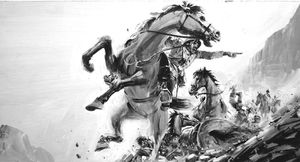 Life on the North-West Frontier art by Graham Coton