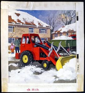 Mr Plough art by 20th Century unidentified artist