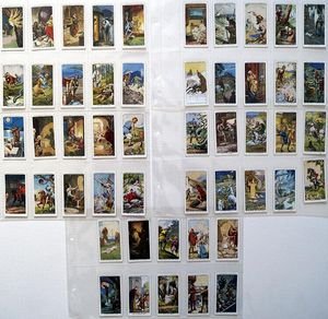 Complete Set of 50 'Legends Of Britain' W. A. & A. C. Churchman Cigarette Cards (1936)